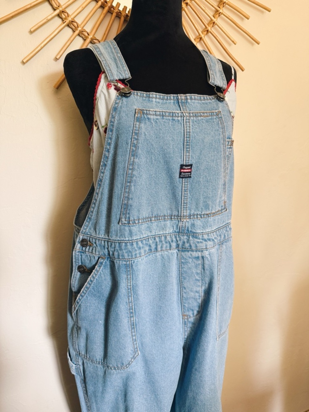 Light Wash Denim Overalls - Union Bay Women Jeans - Picture 3 of 15